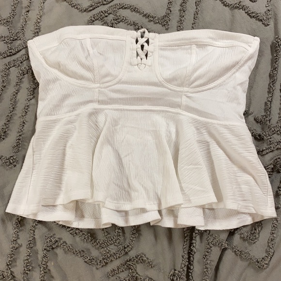 Free People Love Craft Peplum Top - Picture 3 of 5